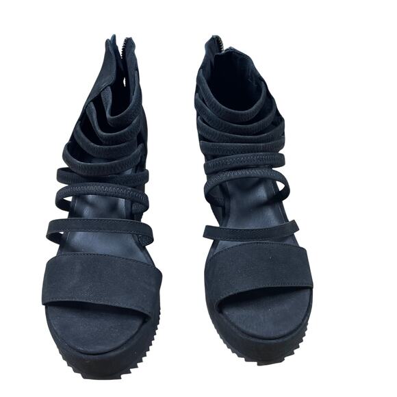 Eileen Fisher Wavey Black Tumbled Nubuck Women's Size 9 New Without Box - Picture 4 of 7